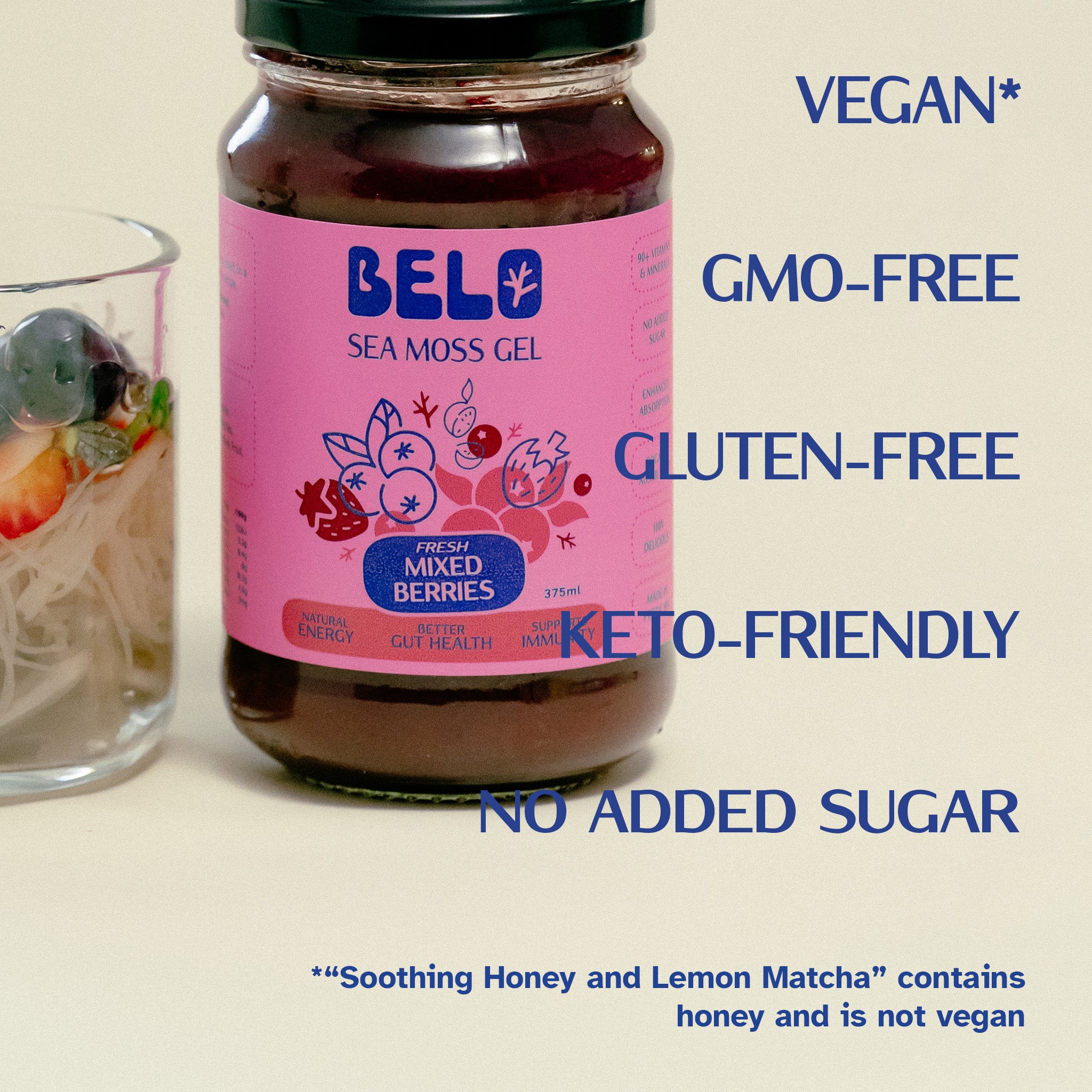 Belo Sea Moss Gel - Fresh Mixed Berries
