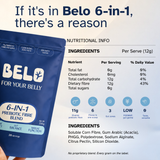 Belo 6-in-1 Prebiotic Fibre Powder | 11 g Per Serve